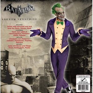 Batman Arkham City Joker Adult Costume